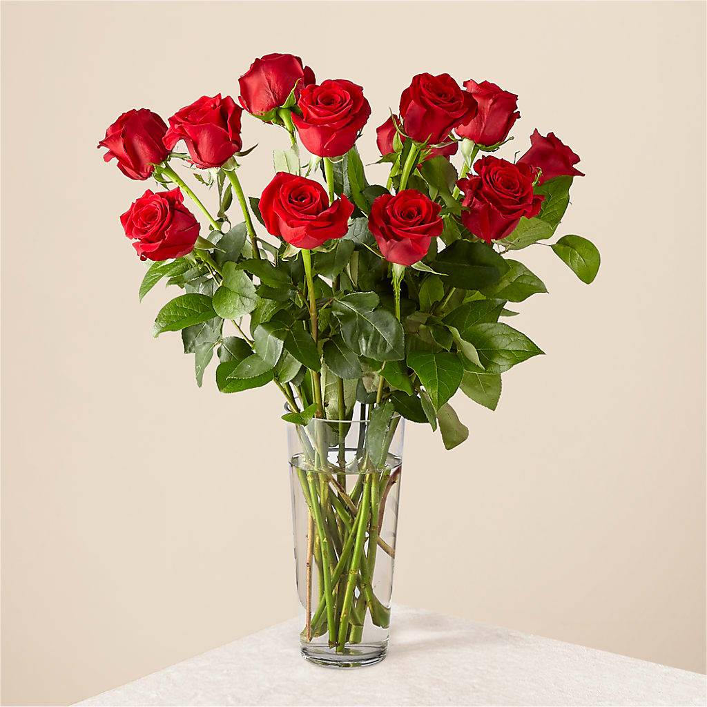 Long Stem Red Rose Bouquet – Angelic Floral Studio, Rosemead CA