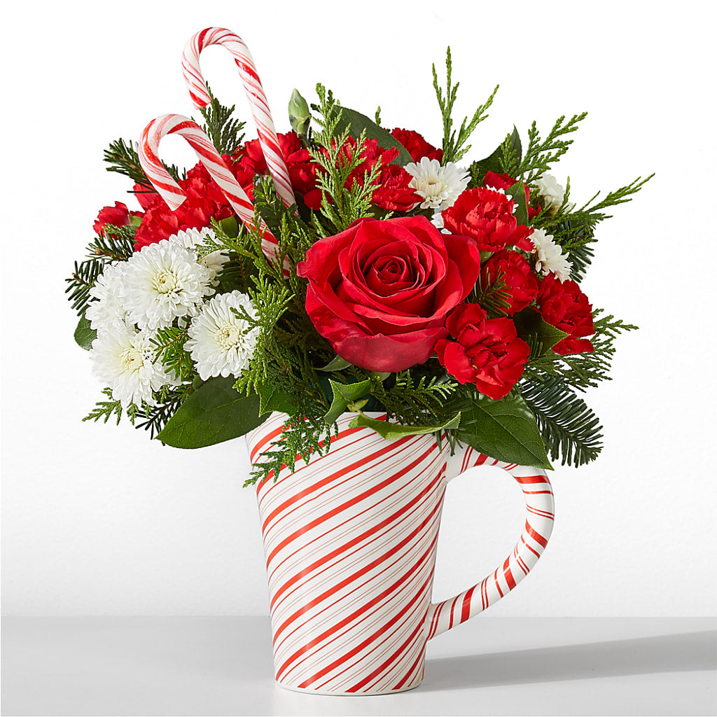 Peppermint Swirl Mug – Angelic Floral Studio, Rosemead CA