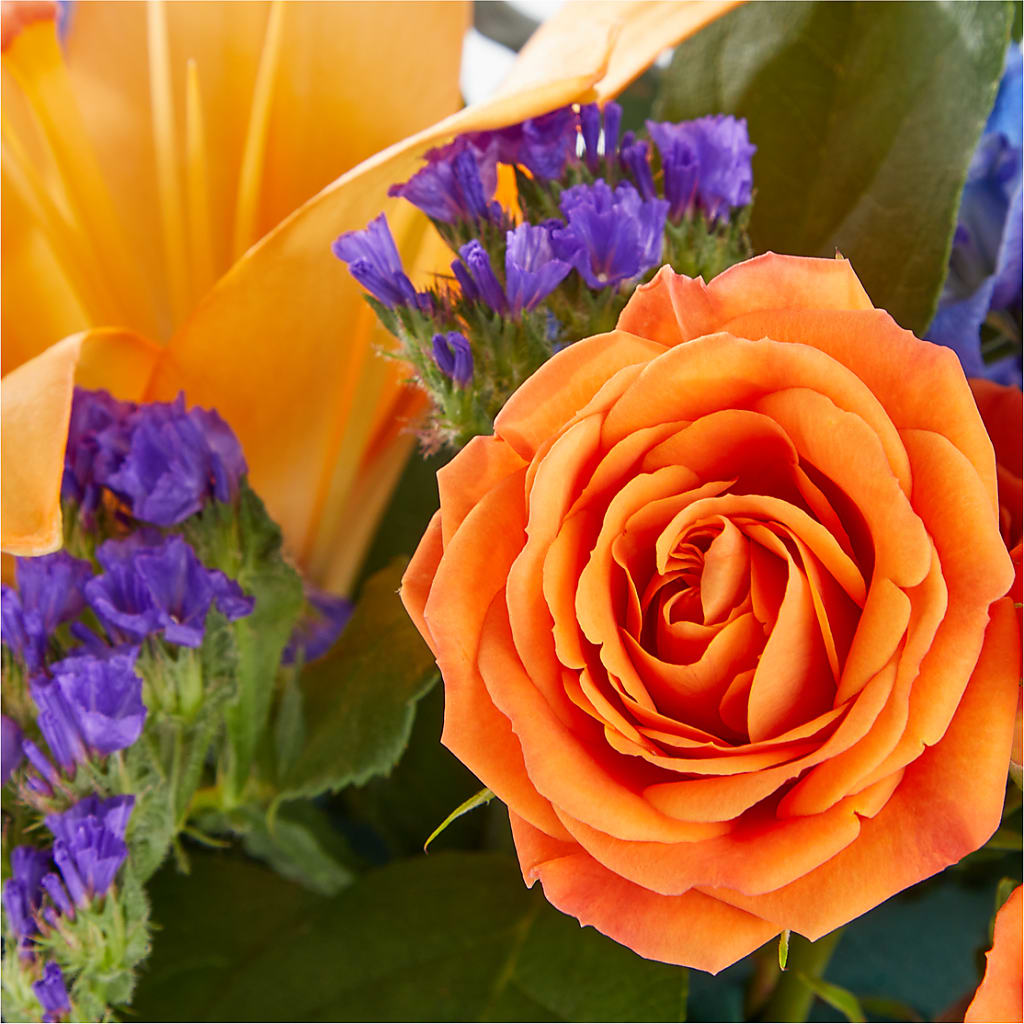 Radiant Citrus Box Bouquet – Angelic Floral Studio, Rosemead CA