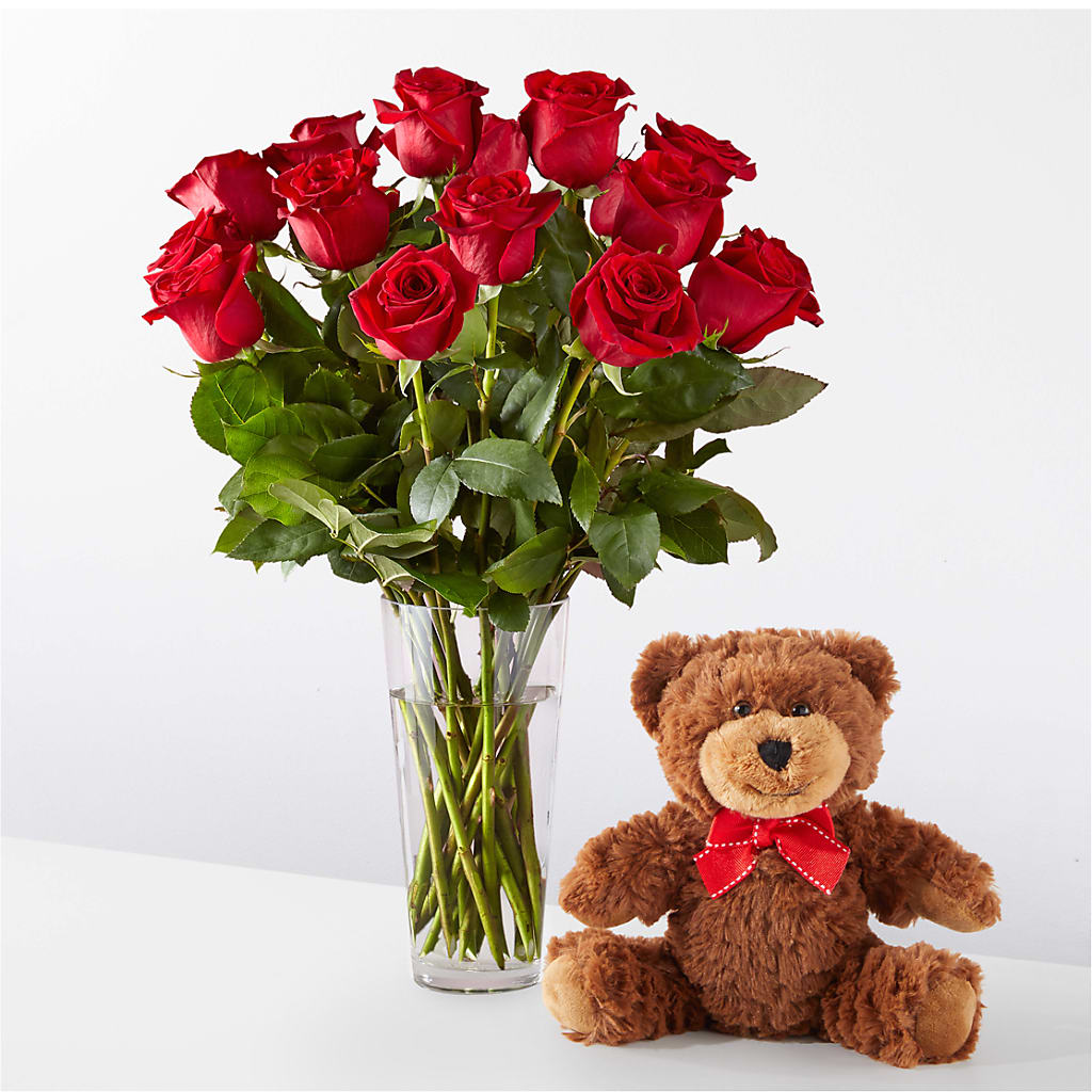 Romantic Long Stem Red Rose Bouquet Bundles – Angelic Floral Studio, Rosemead CA