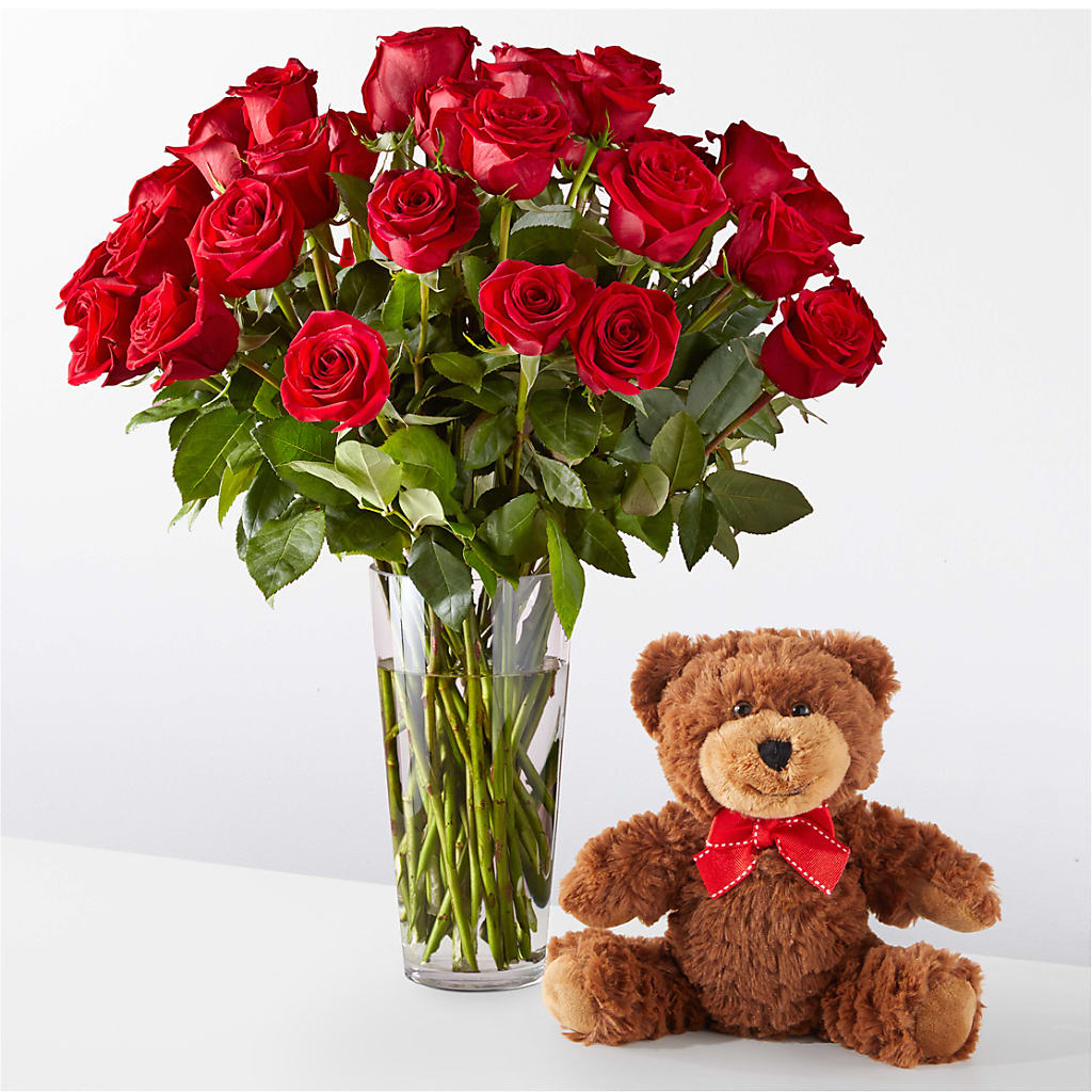 Romantic Long Stem Red Rose Bouquet Bundles – Angelic Floral Studio, Rosemead CA