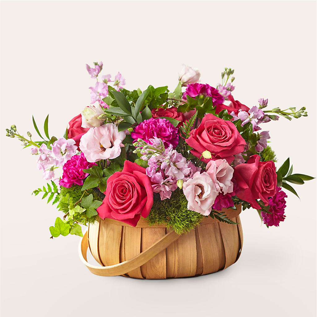 Radiance in Bloom Basket – Angelic Floral Studio, Rosemead CA