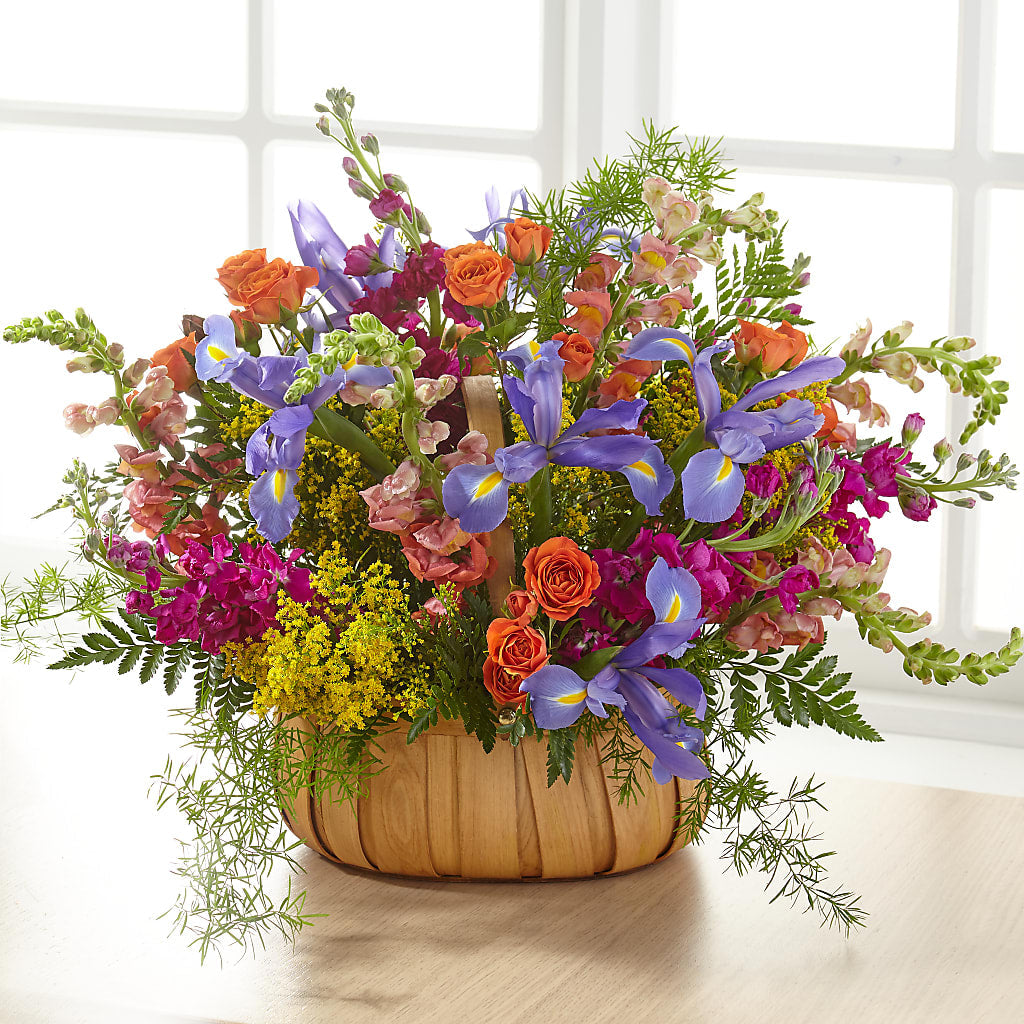 Garden of Life Basket – Angelic Floral Studio, Rosemead CA