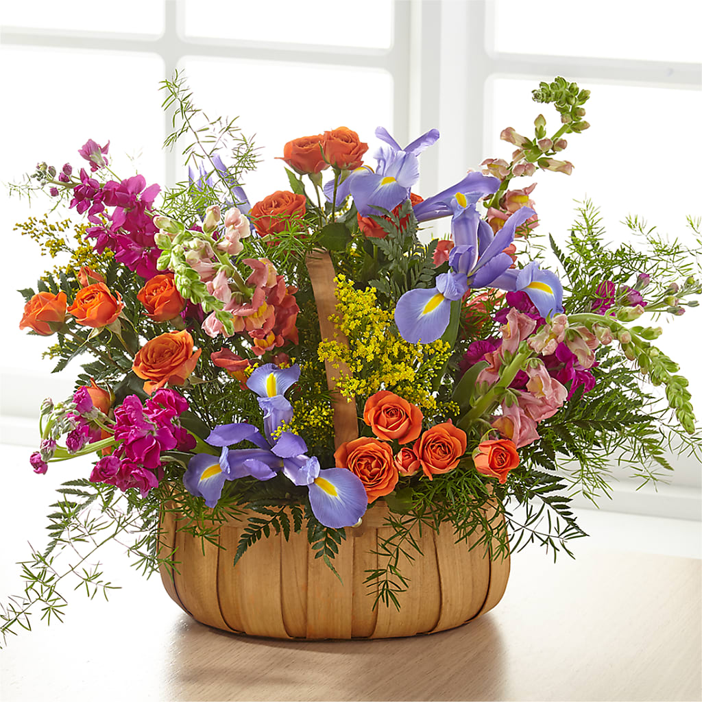 Garden of Life Basket – Angelic Floral Studio, Rosemead CA