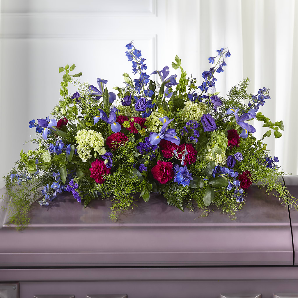 Always Treasured Casket Spray – Angelic Floral Studio, Rosemead CA