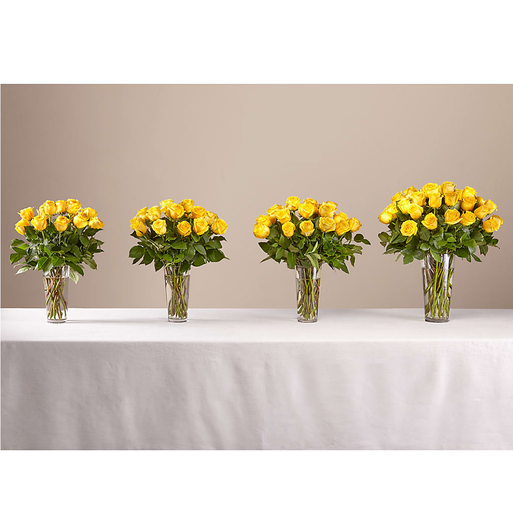 Long Stem Yellow Rose Bouquet –  Angelic Floral Studio, Rosemead CA