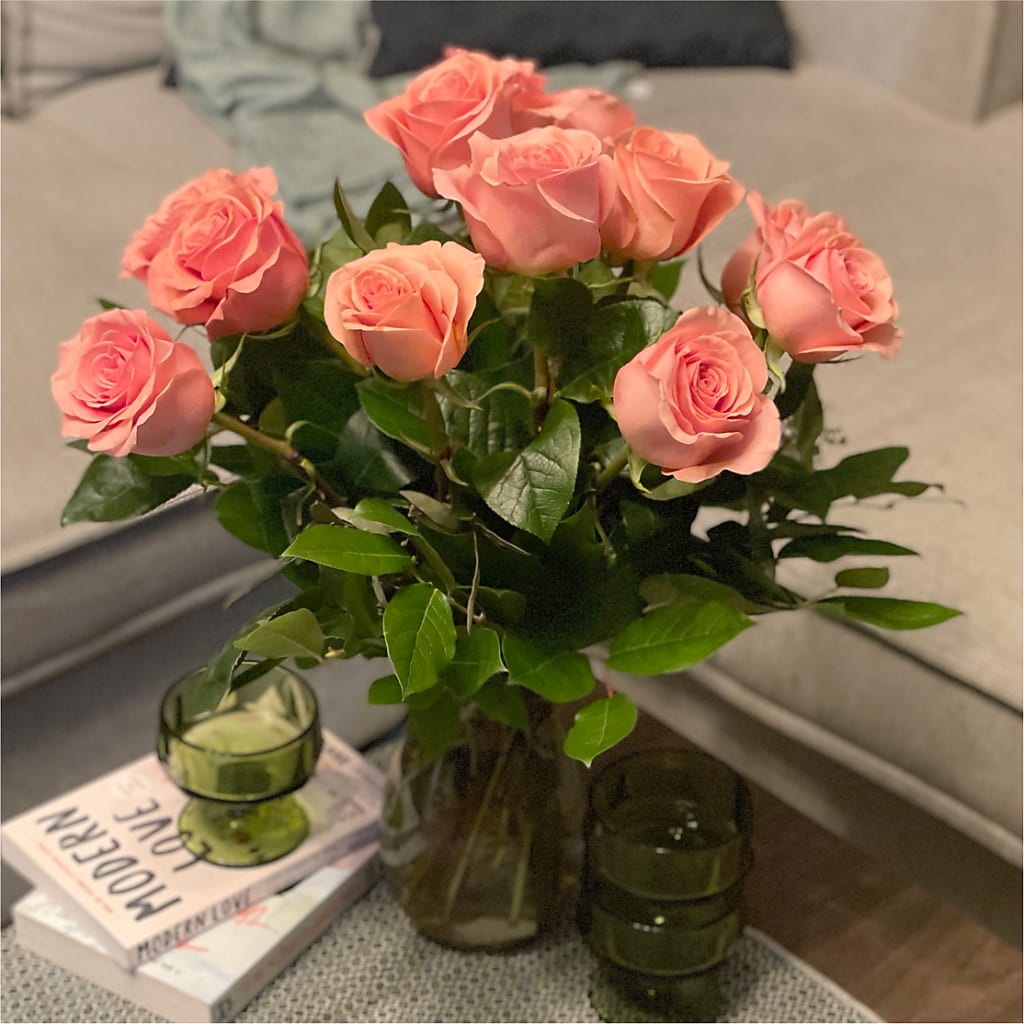 Long Stem Pink Rose Bouquet –  Angelic Floral Studio, Rosemead CA