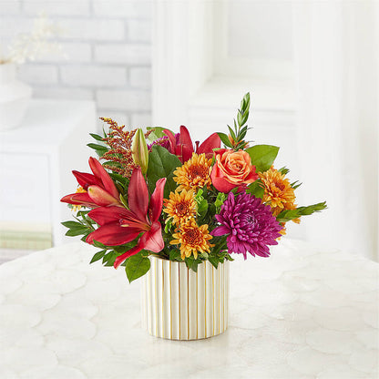 Burgundy Landscape Bouquet –  Angelic Floral Studio, Rosemead CA