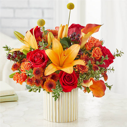 Scarlet Skies Bouquet –  Angelic Floral Studio, Rosemead CA