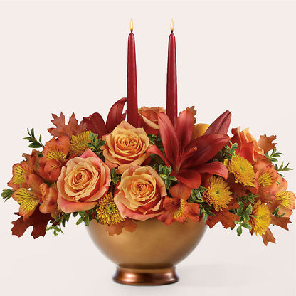 Harvest Table Centerpiece –  Angelic Floral Studio, Rosemead CA