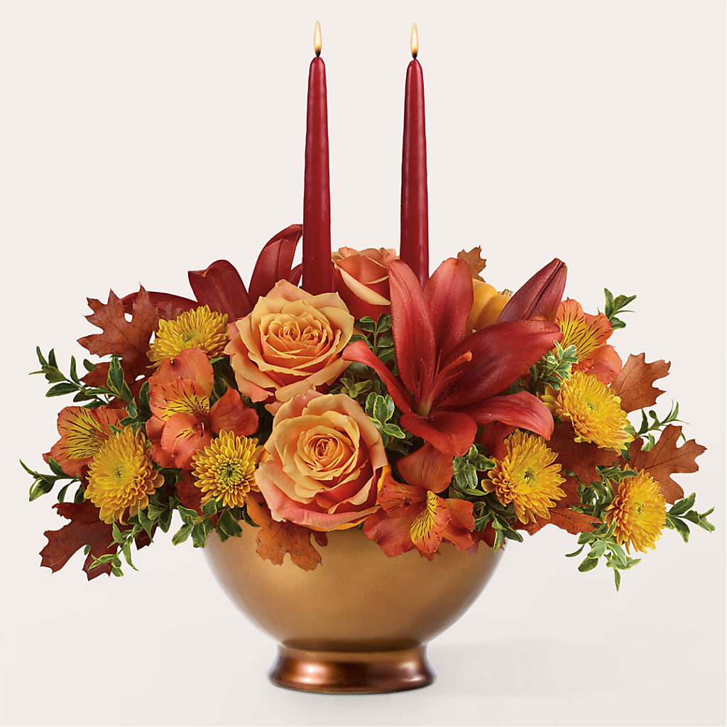 Harvest Table Centerpiece –  Angelic Floral Studio, Rosemead CA