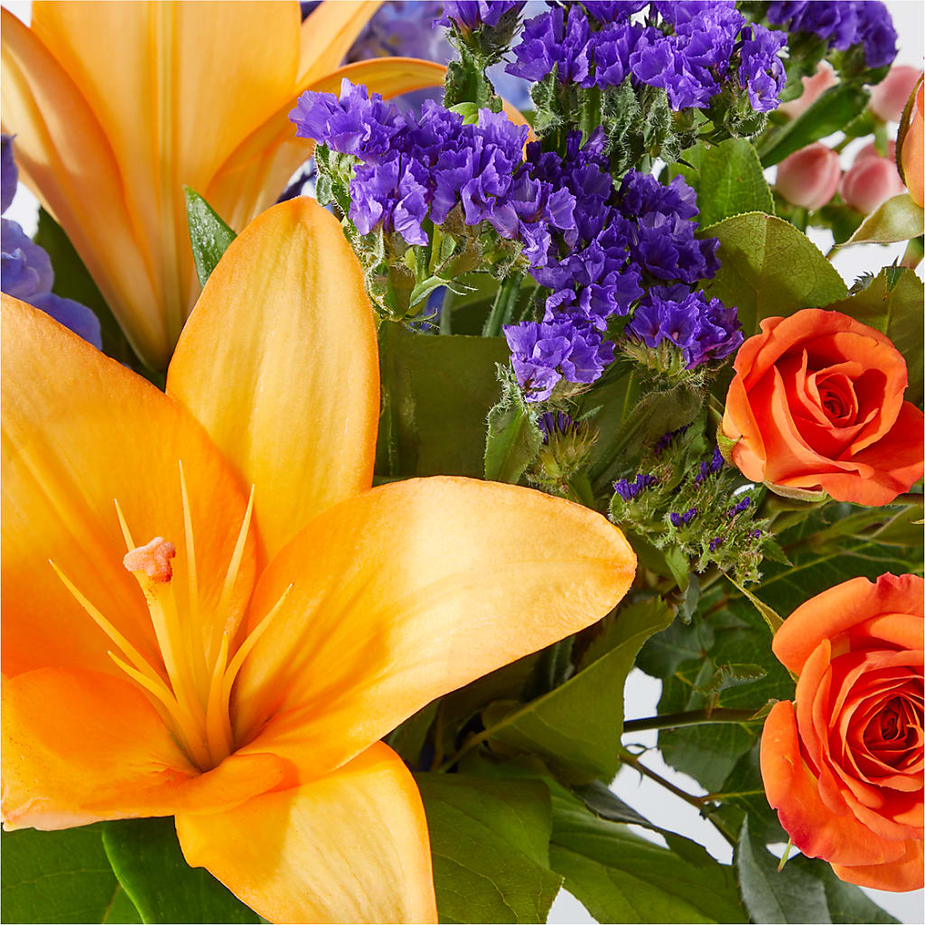 Radiant Citrus Bouquet –  Angelic Floral Studio, Rosemead CA