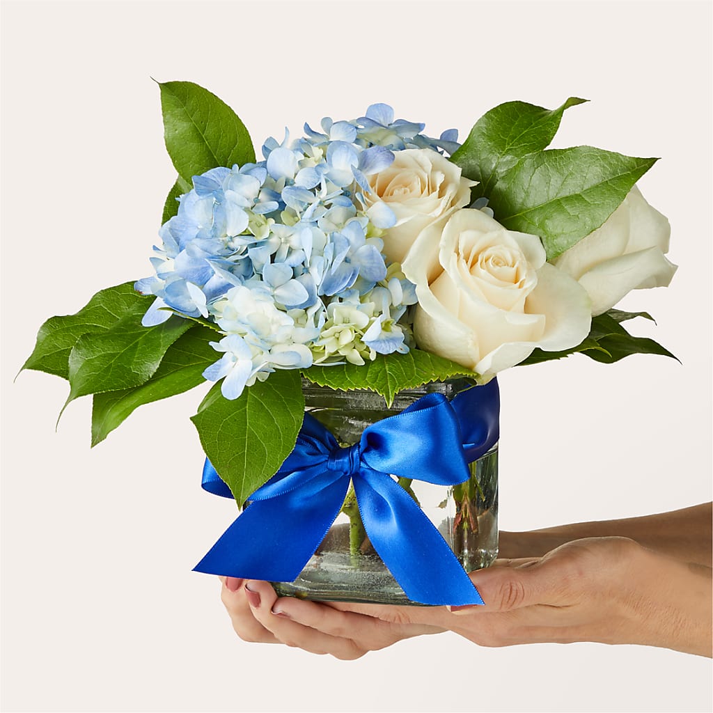 Sky Blue Delight Bouquet –  Angelic Floral Studio, Rosemead CA