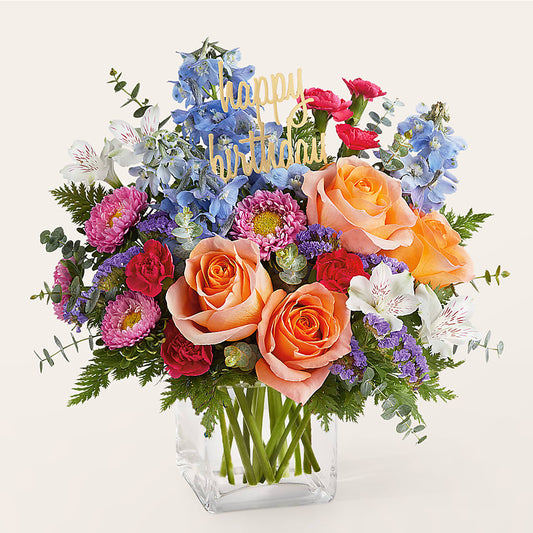 Birthday Bash Bouquet –  Angelic Floral Studio, Rosemead CA