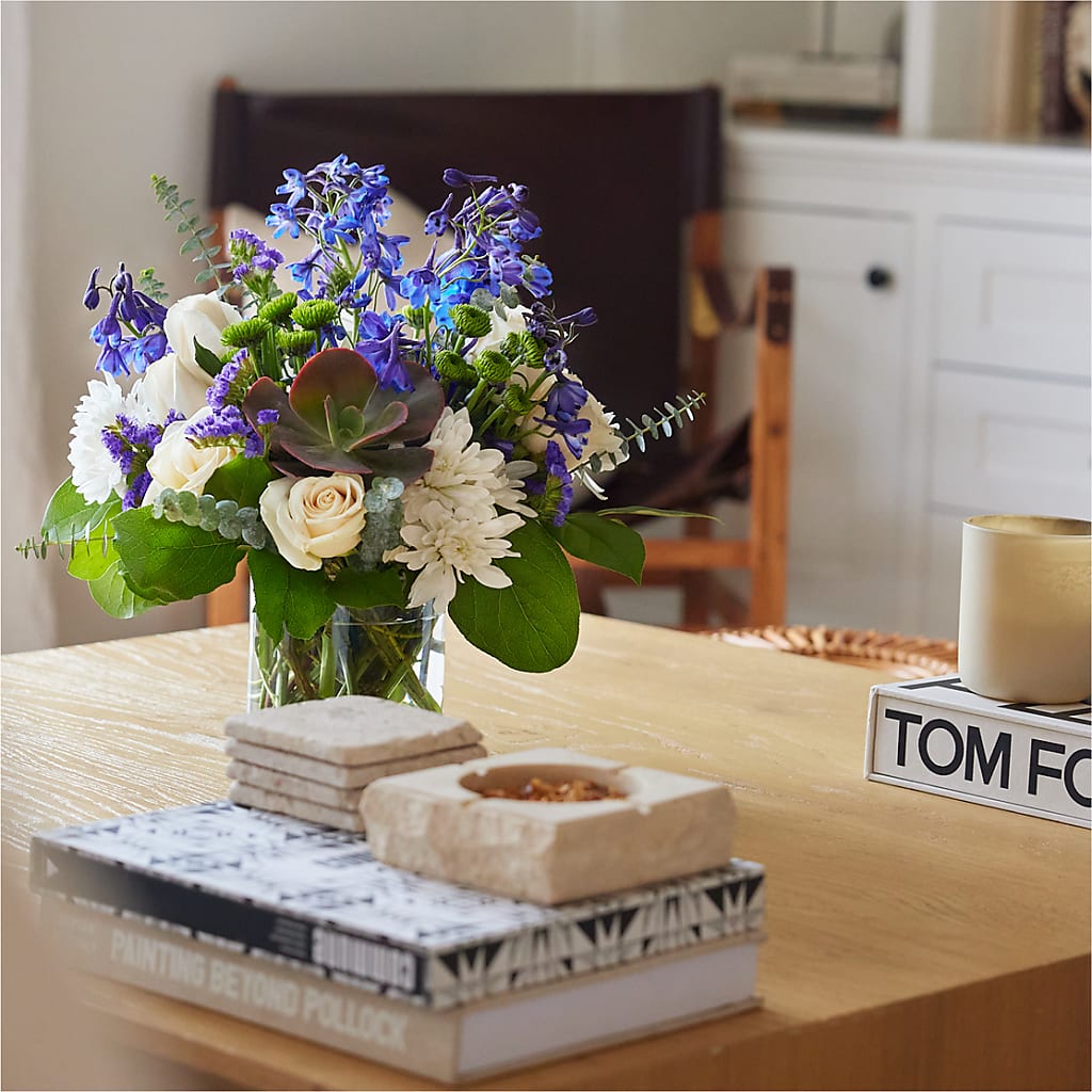 Cerulean Waves Bouquet –  Angelic Floral Studio, Rosemead CA