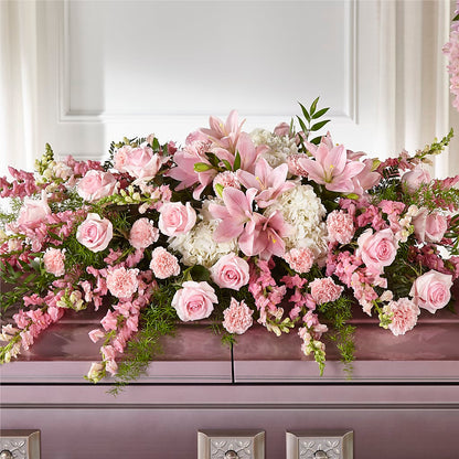 Life & Remembrance Casket Spray –  Angelic Floral Studio, Rosemead CA
