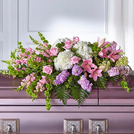 Life's Gratitude Casket Spray –  Angelic Floral Studio, Rosemead CA
