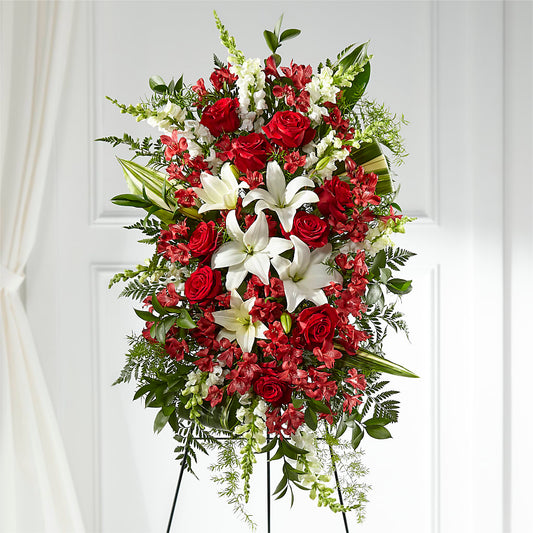 Everlasting Memory Standing Spray –  Angelic Floral Studio, Rosemead CA