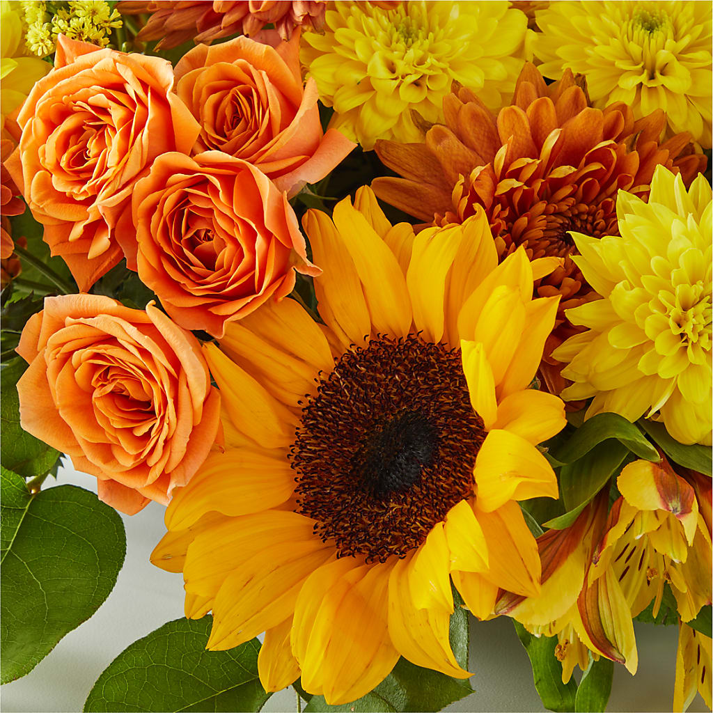 Autumn Harmony Centerpiece –  Angelic Floral Studio, Rosemead CA