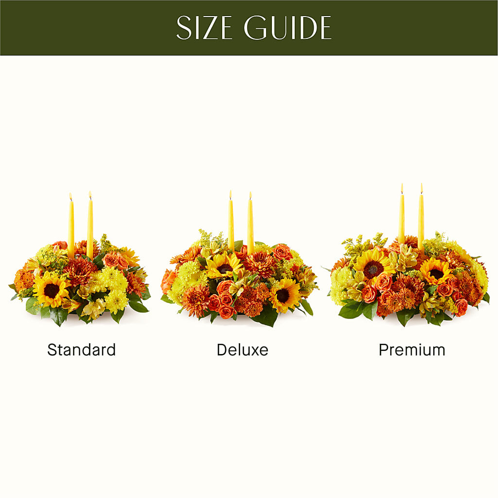 Autumn Harmony Centerpiece –  Angelic Floral Studio, Rosemead CA