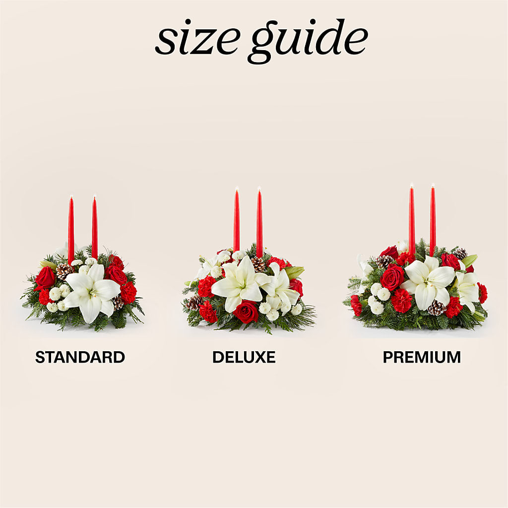 Seasonal Festivities Centerpiece –  Angelic Floral Studio, Rosemead CA