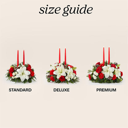 Seasonal Festivities Centerpiece –  Angelic Floral Studio, Rosemead CA