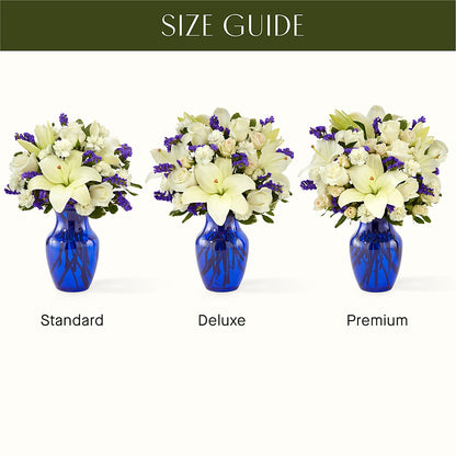 Sapphire Rush Bouquet –  Angelic Floral Studio, Rosemead CA
