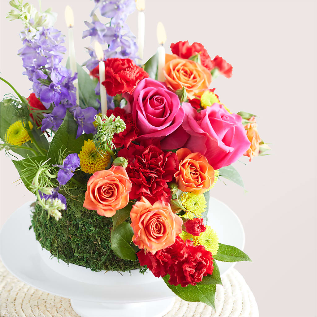 Best Year Yet Floral Cake –  Angelic Floral Studio, Rosemead CA
