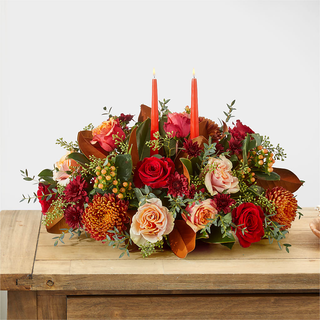 Gather Near Centerpiece –  Angelic Floral Studio, Rosemead CA
