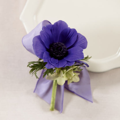 Purple Passion Boutonniere –  Angelic Floral Studio, Rosemead CA