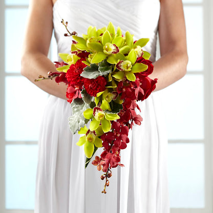 Elegant Orchid Bouquet –  Angelic Floral Studio, Rosemead CA